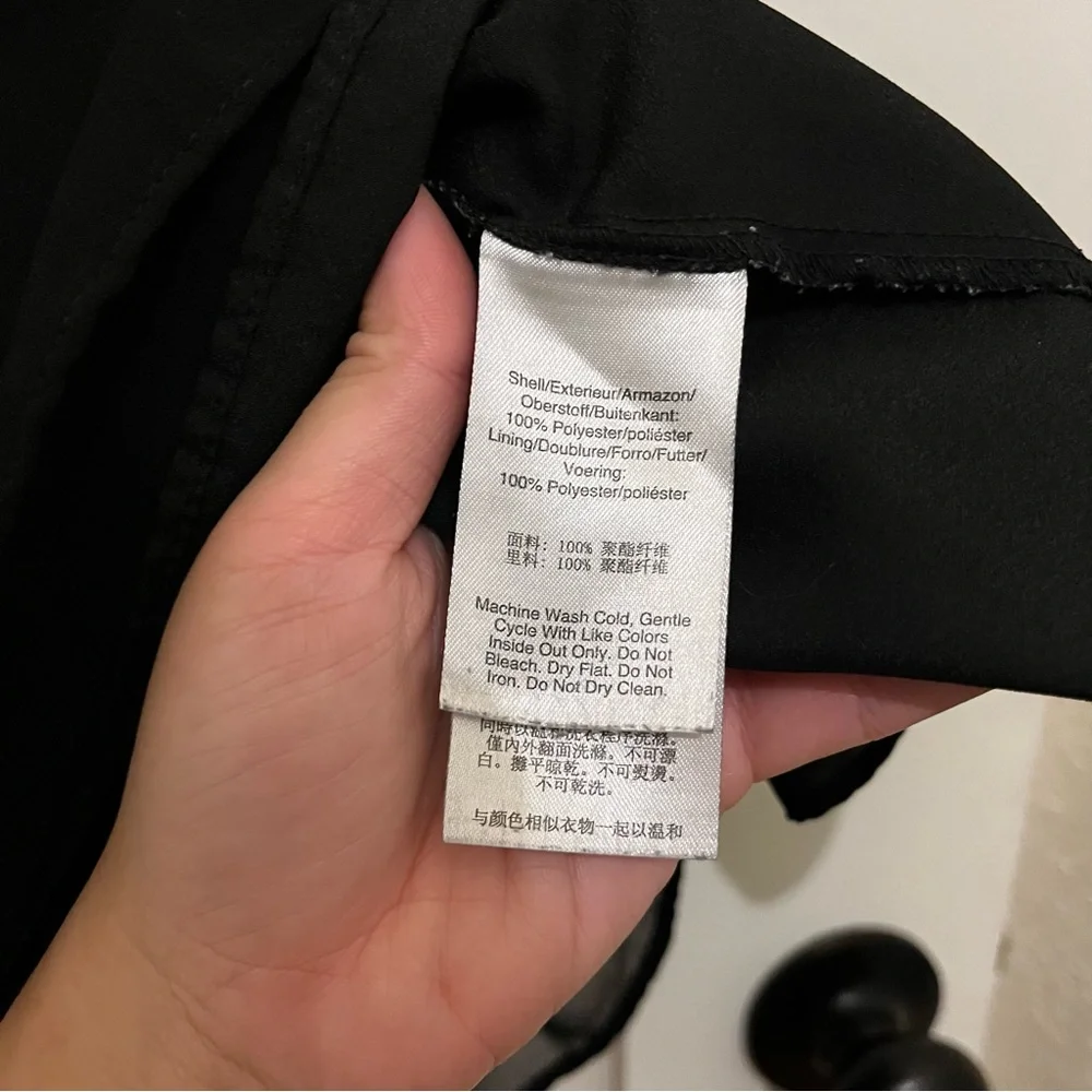 DKNY Black A-Line Women's Midi Skirt - Size M - Picture 4 of 11